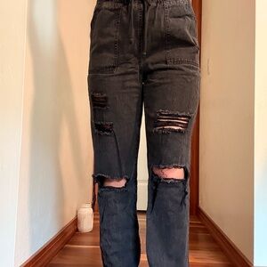 SO Women's High Rise Black Jeans